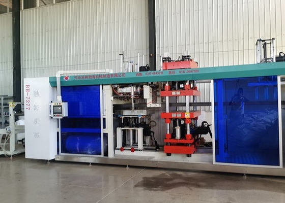 Three Station Servo 0.2mm Plastic Thermoforming Machine For Polypropylene