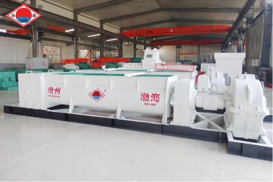 Double Shaft 55KW Wear Resistant Clay Brick Extruder
