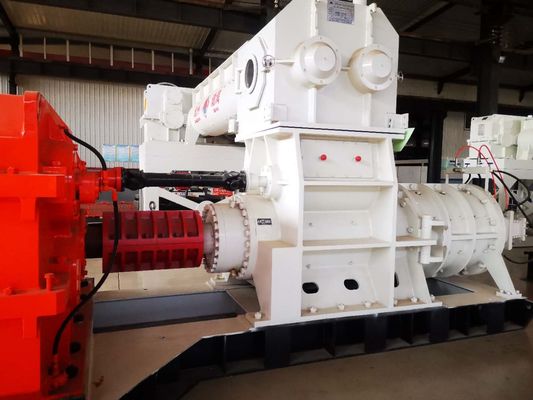 Two Stage Vacuum Extruder Cement Earth Brick Making Machine