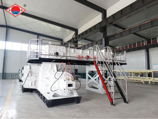 JKY-55 Two Stage Vacuum Extruder Fly Ash Brick Making Machine