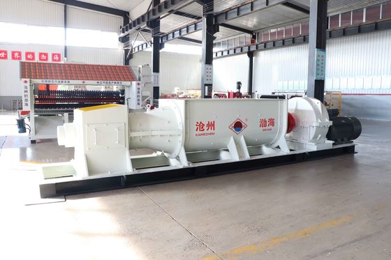 High Capacity Single axle Stirring Brick Extruder Machine