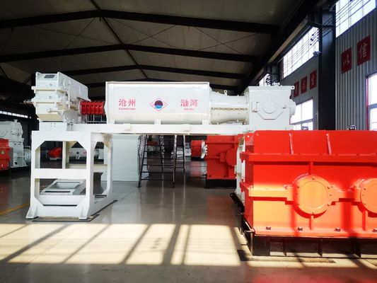 750mm Two Stage Vacuum 40000pcs/H Auto Brick Making Machine